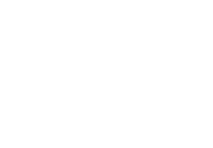 a white logo of a bull with horns