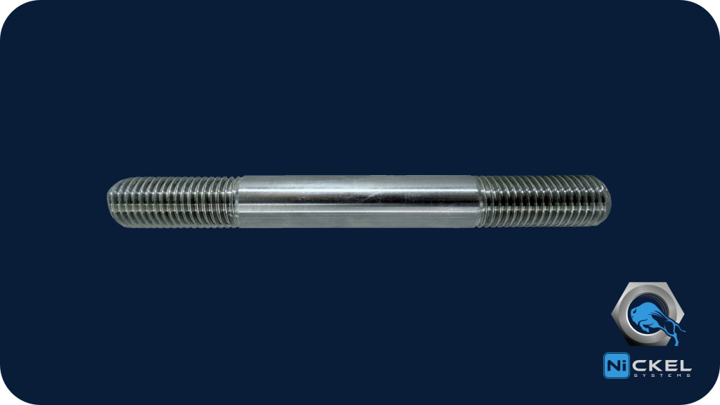 a picture of a hastelloy c276 double end stud