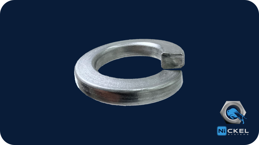 a picture of a medium lock washer in c276 hastelloy material