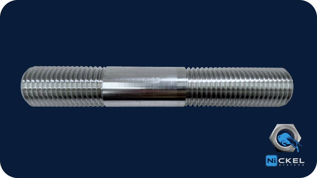 a picture of a tap-end stud in 2507 super duplex material