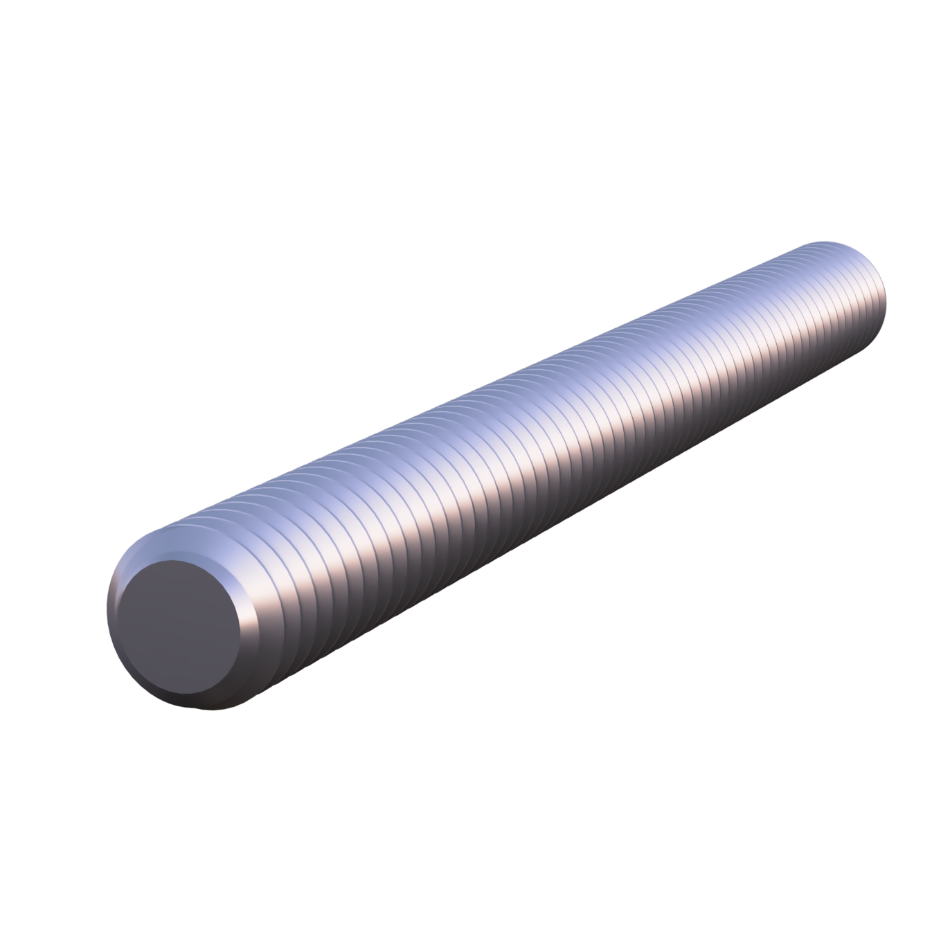 A profile picture of a full thread rod