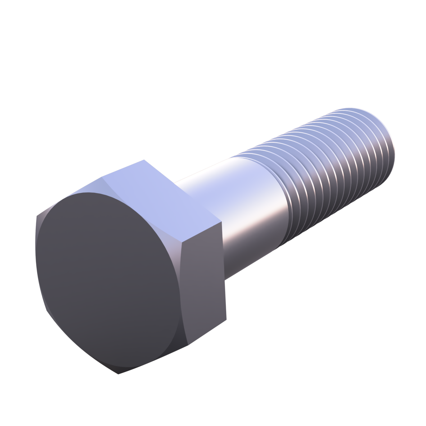 a profile picture of a hex head bolt