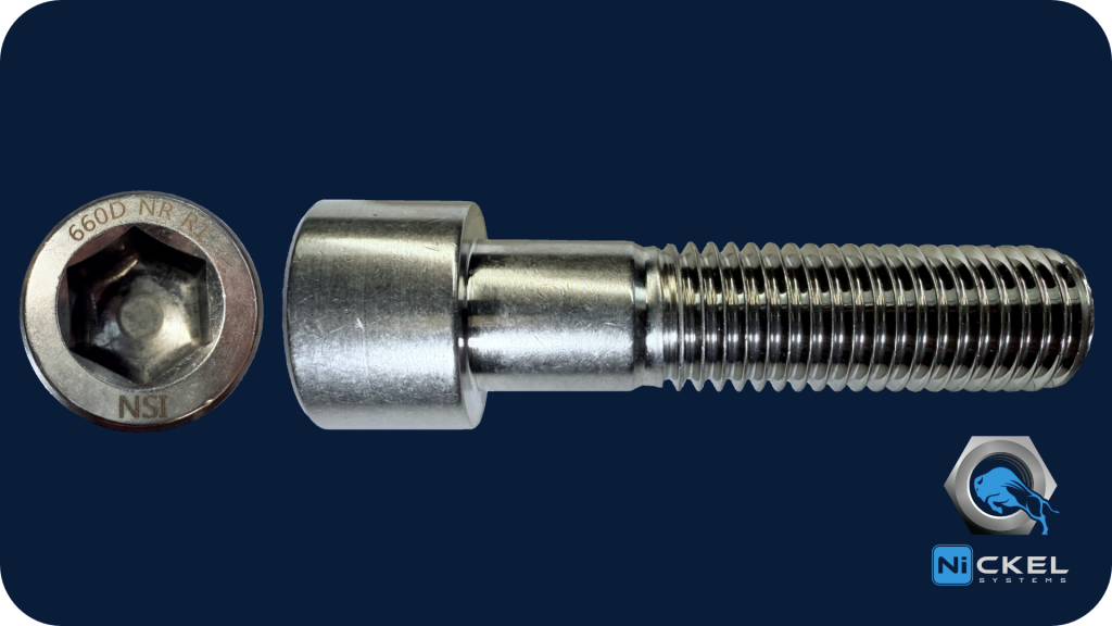 a picture of a duplex 2205 socket head cap screw