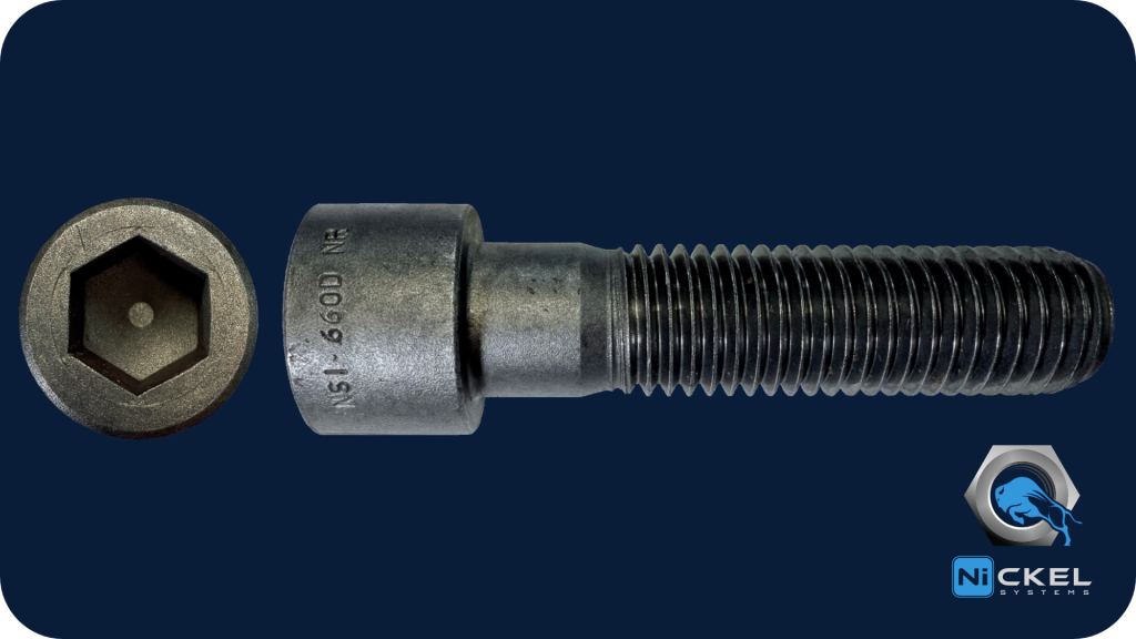 a picture of a A286 A453 socket head cap screw