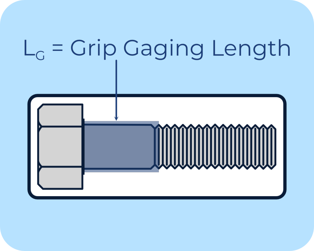 a picture of grip gaging length