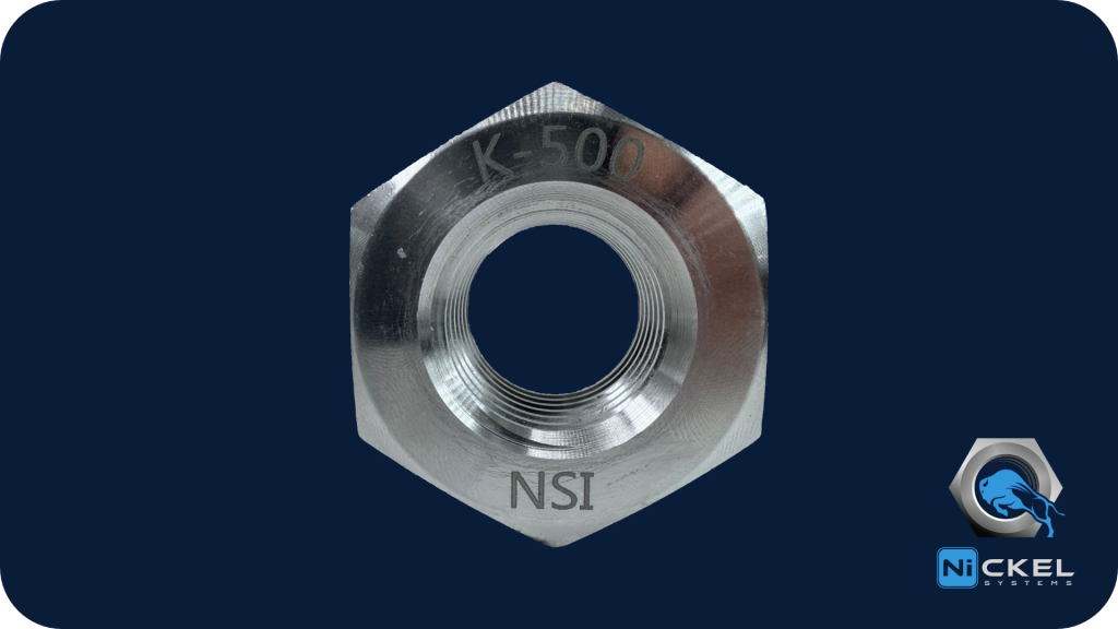 a picture of a k-monel heavy hex nuts