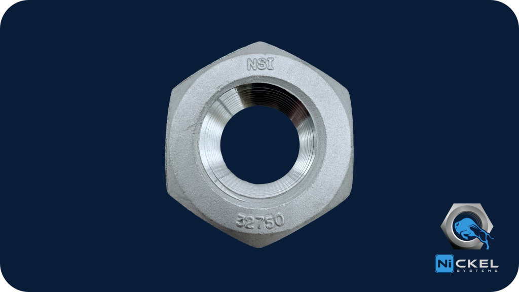 a picture of a super duplex heavy hex nuts