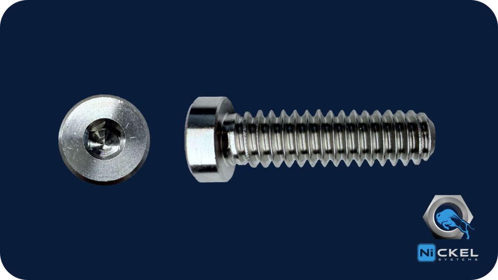 a picture of a nitronic 60 low head socket cap screw