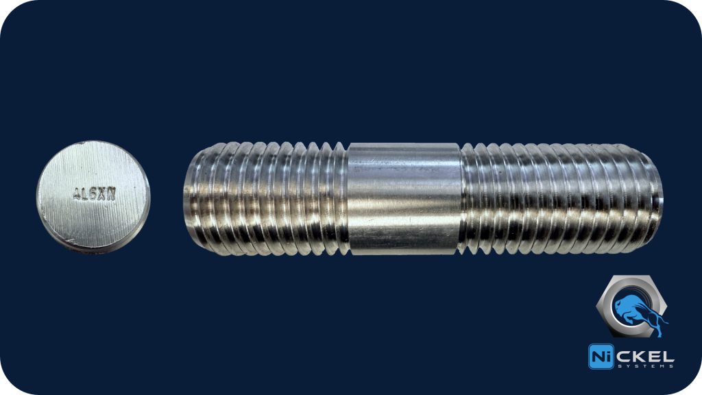 a picture of a tap-end stud in Al6XN material