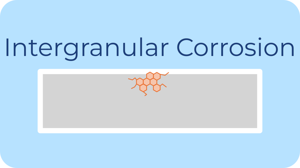 a picture of intergranular corrosion