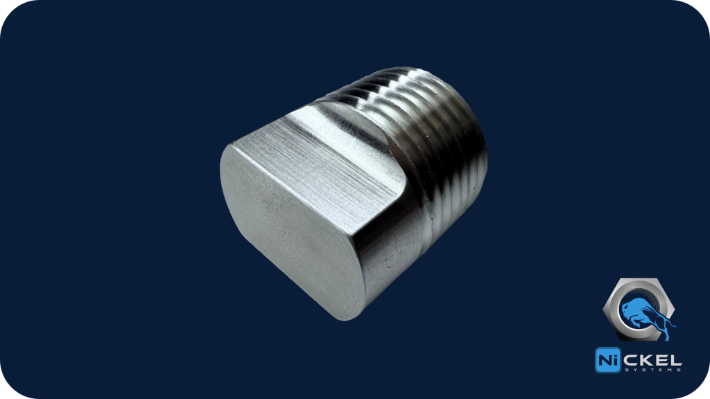 a custom slotted pipe plug Alloy 20 material