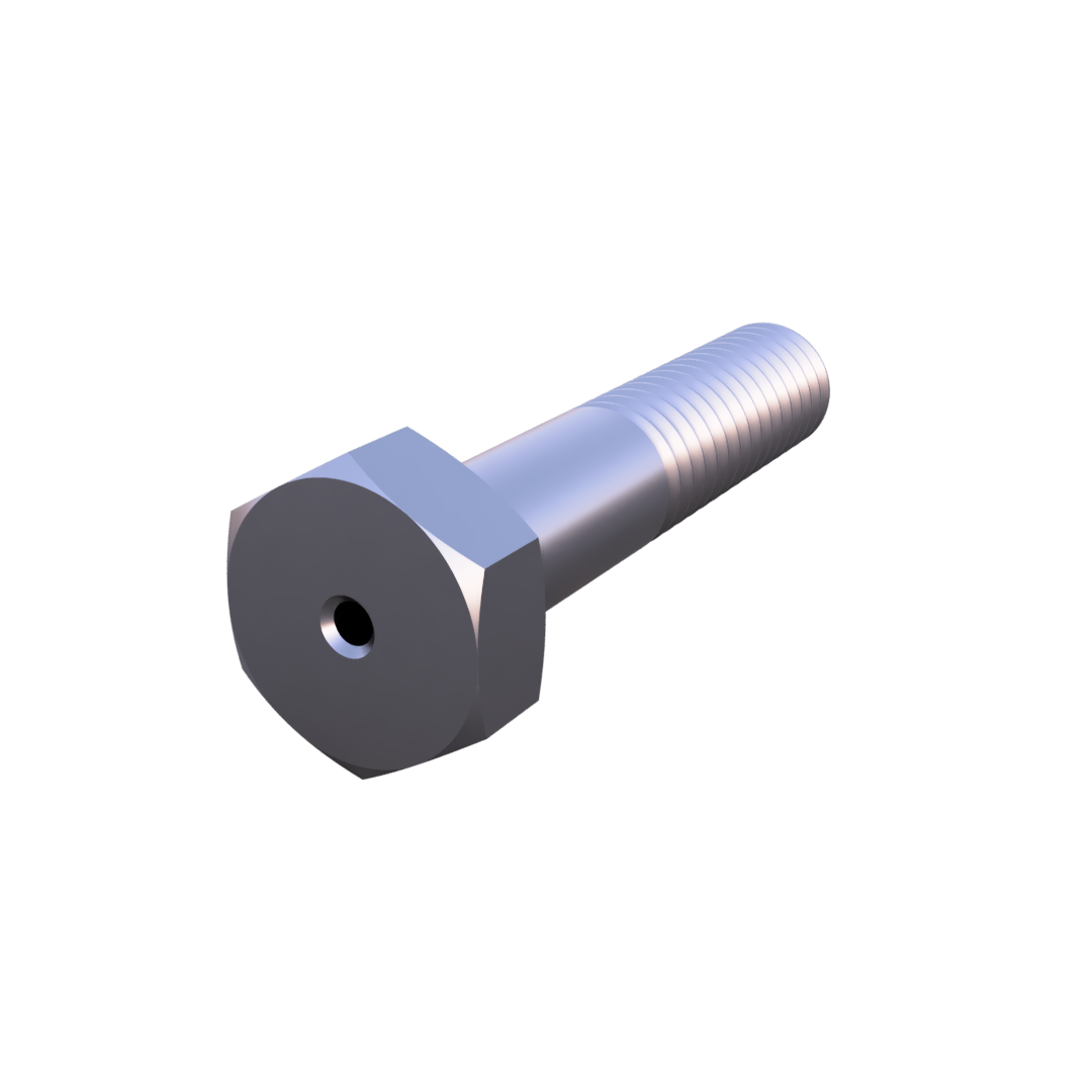 a picture of a hex head vented screw