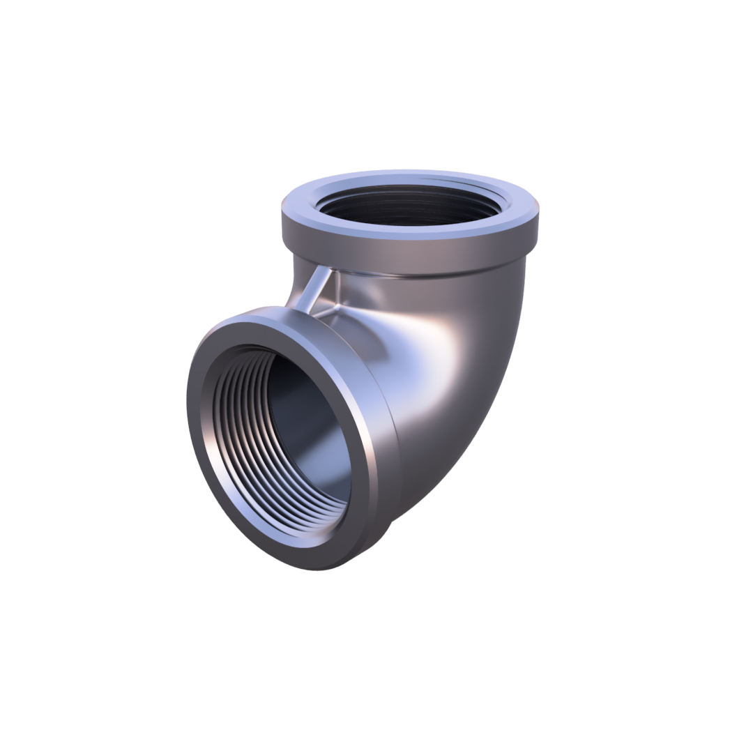 a profile picture of a pipe elbow
