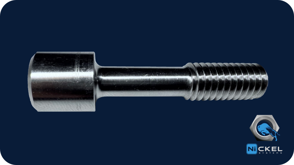 a picture of a socket head cap screw in inconel 625 material