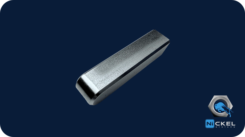a picture of custom square key in 304 material