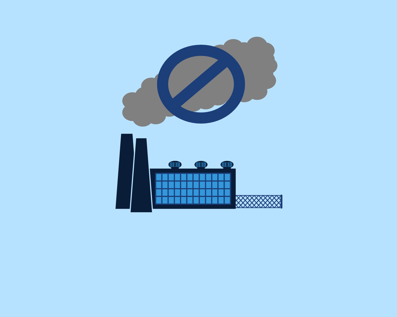 a picture of air pollution industry