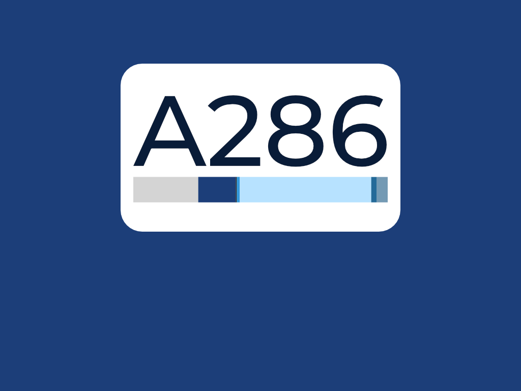 a picture of the chemical composition of A286
