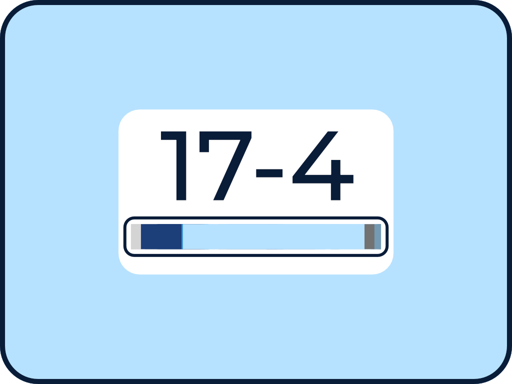 a picture of chemical composition of 17-4 PH material